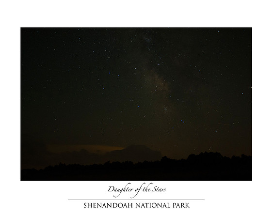 Starry Nights under the Shenandoah National Park Sky