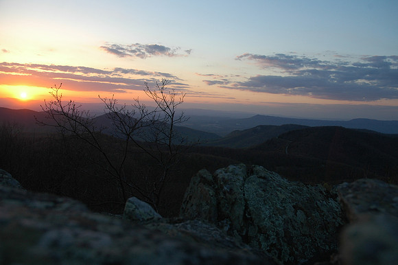 Sunset, Frasier Discovery Trail, Shenandoah National Park