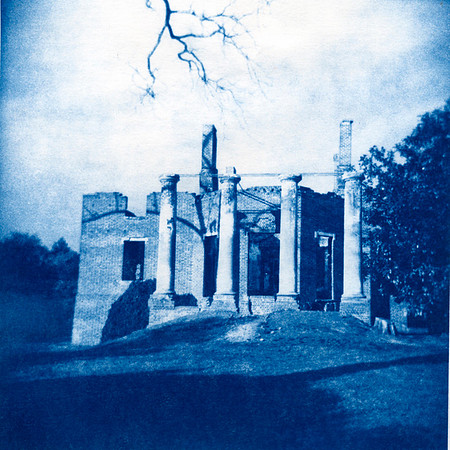 Barboursville Ruins Cyanotype