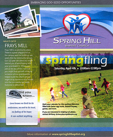 Church Photo, Spring Hill Baptist Church