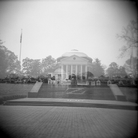 UVA Rotunda and Thomas Jefferson Memorial