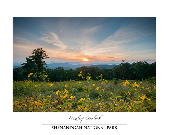 Hazeltop Overlook in the Shenandoah National Park